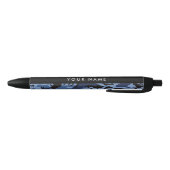 Navy Blue Camouflage Ihr Name Personalize Kugelschreiber (Unterseite)