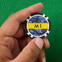 Navy Blue Camouflage Ihr Name Personalize