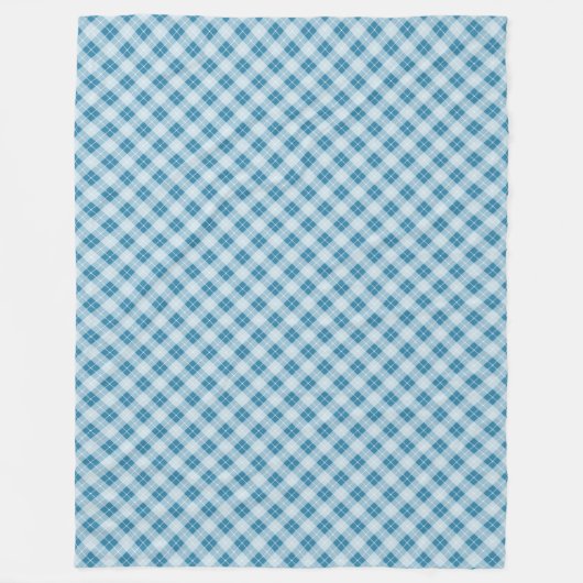 Navy Blue Checked Blanket für stilvolle Zuhause Ac Fleecedecke (Vorderseite)