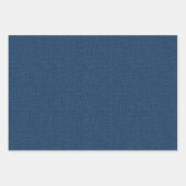 Navy Blue Cheerleader Pom Pom Pattern Geschenkpapier Set (Vorderseite 2)