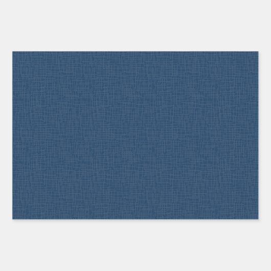 Navy Blue Cheerleader Pom Pom Pattern Geschenkpapier Set (Vorderseite 2)
