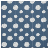 Navy Blue Cheerleader Pom Pom Pattern Stoff (Muster)