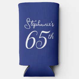 Navy Blue Cheers bis 65 Jahre 65. Geburtstagsparty Selters Dosenkühler