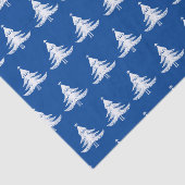 Navy Blue Christmas Tree Seidenpapier (Ausschnitt)