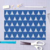 Navy Blue Christmas Tree Seidenpapier (Handwerk)