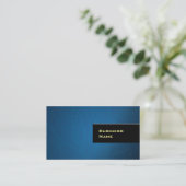 Navy Blue Circuit Layout Hi-Tech Beruflich Visitenkarte (Stehend Vorderseite)