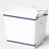 Navy Blue Class of 2026 Graduation Party Fortune Geschenkschachtel (Rückseite)