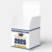 Navy Blue Class of 2026 Graduation Party Small Geschenkschachtel (Geöffnet)