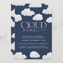 Navy Blue Cloud 9 Dusche modern stilvoll