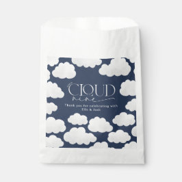 Navy Blue Cloud 9 Dusche modern stilvoll Geschenktütchen