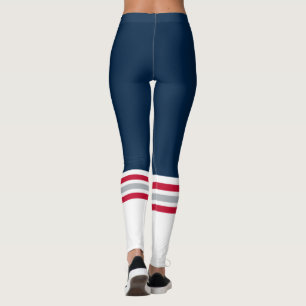 Navy Blue Custom Costume Tube Socke Leggings