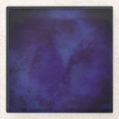 Navy blue Design Coaster Glasuntersetzer (Vorderseite)