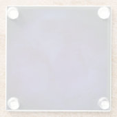 Navy blue Design Coaster Glasuntersetzer (Rückseite)