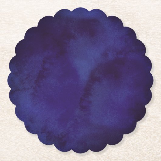 Navy blue Design Coaster Untersetzer (Vorderseite)