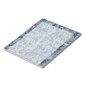 Navy Blue Digital Camouflage Deco Notizblock (Rotiert)
