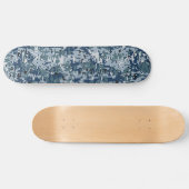 Navy Blue Digital Camouflage Deco Skateboard (Horizontal)