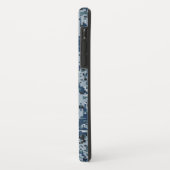 Navy Blue Digital Camouflage Design Case-Mate iPhone Hülle (Hinten/Links)