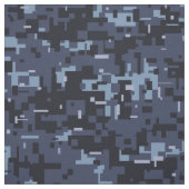 Navy Blue Digital Camouflage Muster Stoff (Muster)