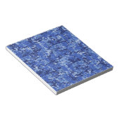Navy Blue Digital Pixels Camouflage Texture Decor Notizblock (angewinkelt)