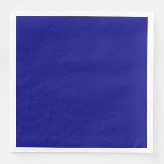 Navy Blue Dinner Paper Napkin Serviette (Vorderseite)