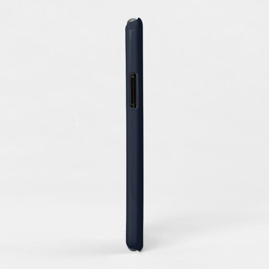 Navy Blue Elegant Professional Minimalist Monogram Case-Mate iPhone Hülle (Hinten/Rechts)
