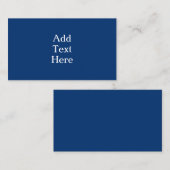 Navy Blue Enclosure Card Begleitkarte (Vorne/Hinten)