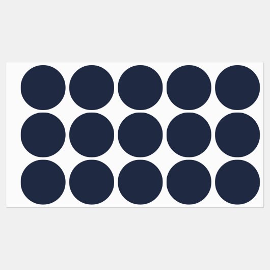 Navy Blue Etiketten (Blatt)