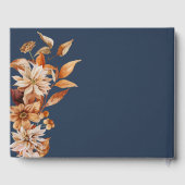 Navy Blue Fall Gästebuch (Rückseite)