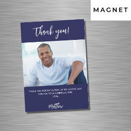 Navy-Blue-Foto danke Magnet