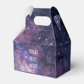 Navy Blue Galaxy Starry Night Stars Modern Geschenkschachtel (Vorderseite)