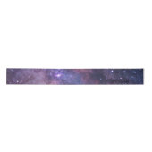 Navy Blue Galaxy Starry Night Stars Satin Ribbon Satinband (Vorderseite)