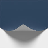 Navy Blue Geburtstag Geschenkpapier (Ecke)