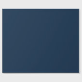 Navy Blue Geschenkpapier (Flach)