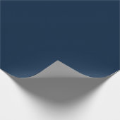 Navy Blue Geschenkpapier (Ecke)