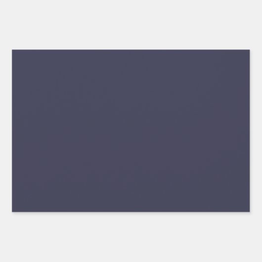 Navy Blue Geschenkpapier Set (Vorderseite 2)