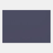 Navy Blue Geschenkpapier Set (Vorderseite)