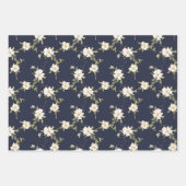 Navy Blue Geschenkpapier Set (Vorderseite)