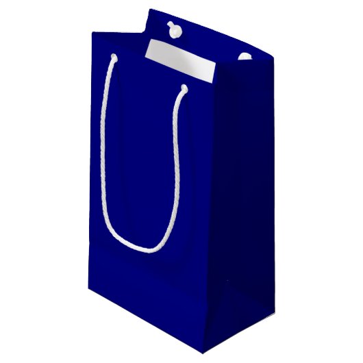 Navy Blue Gift Bag Kleine Geschenktüte (Vorderseite Schrägansicht)