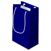 Navy Blue Gift Bag Kleine Geschenktüte (Rückseite Schrägansicht)