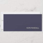 Navy Blue Gift Certificate (Vorderseite)