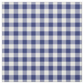 Navy Blue Gingham 1/2" Squares Stoff (Muster)