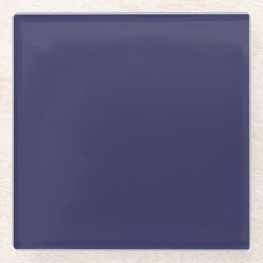 Navy Blue Glasuntersetzer (Vorderseite)