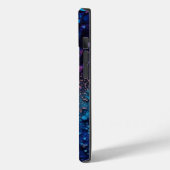 Navy Blue Glitzer iPhone Mate Tough Case (Rückseite / Links)