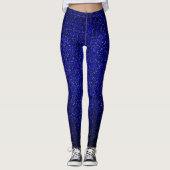 Navy Blue Glitzer Leggings (Vorderseite)