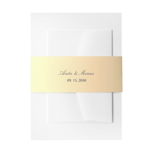 Navy Blue Gold Baroque Wedding Einladungsbanderole (Vorderseite Beispiel)