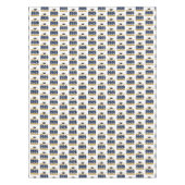 Navy Blue Gold Class of 2026 Graduation Party Tischdecke (Vorderseite)