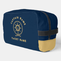 Navy Blue Gold Nautical Boat Wheel Knoten