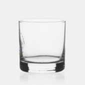 Navy Blue Gold Veterinary School Abschluss Custom Whiskyglas (Links)