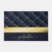 Navy Blue Golden Fußmatte (Vorderseite)