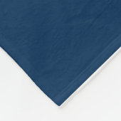 Navy Blue Green Sports Jersey Streifen Name Number Fleecedecke (Ecke)